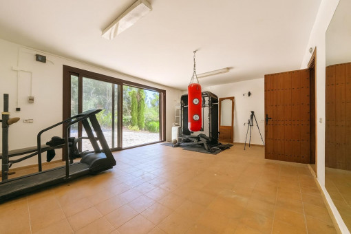 Hausstudio mit Blick auf den Garten