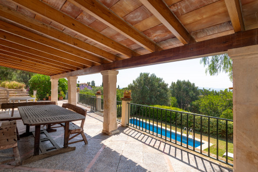Veranda mit Aussicht