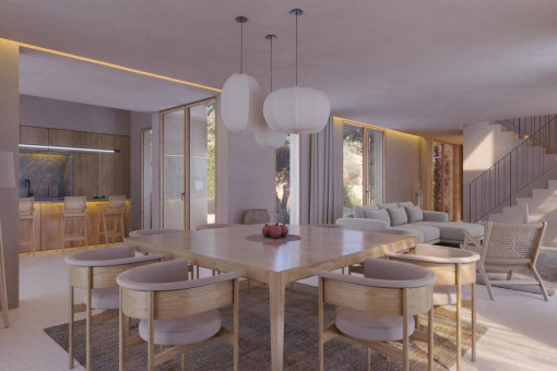 Offenes Wohndesign
