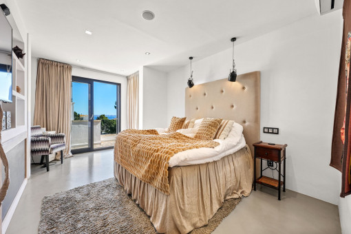 Schlafzimmer mit ruhiger Atmosphäre