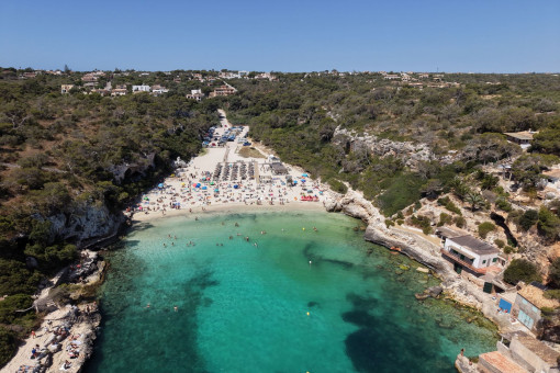 Traumstrand in Cala Llombards