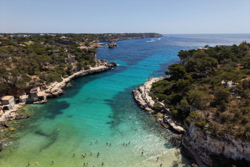 Traumstrand in Cala Llombards