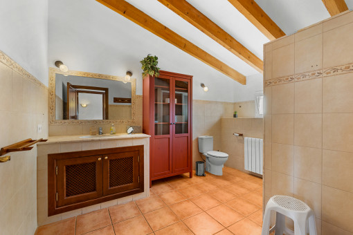 Badezimmer im Obergeschoss
