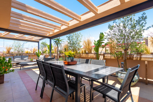 Großzügige, renovierte Wohnung mit einer riesigen sonnigen Terrasse