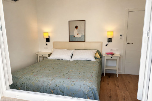 Eines der drei Schlafzimmer