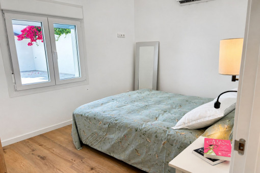 Eines der drei Schlafzimmer