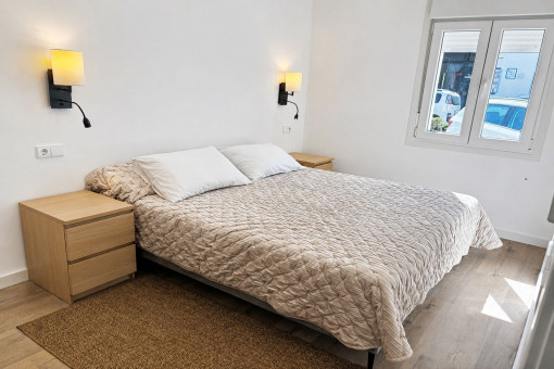 Eines der drei Schlafzimmer