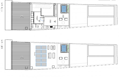 Grundrisse 2. Obergeschoss und Dachterrasse