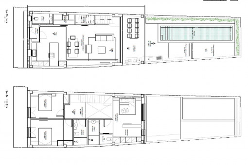 Grundrisse Erdgeschoss und 1. Obergeschoss