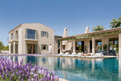 Grundstück mit Brunnen, viel Privatsphäre und Baugenehmigung für eine Finca mit 5 Schlafzimmern und Bergblick in Binissalem