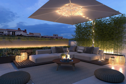Über den Dächern von Palma – letztes verfügbares Penthouse mit privater Dachterrasse