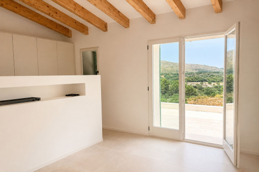 Mastere-Schlafzimmer mit Zugang zur Terrasse