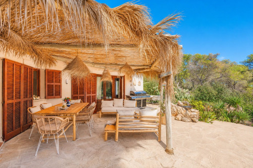 Mediterrane Villa in Cap des Moro mit Pool und charmantem Garten nahe dem Naturpark Mondrago