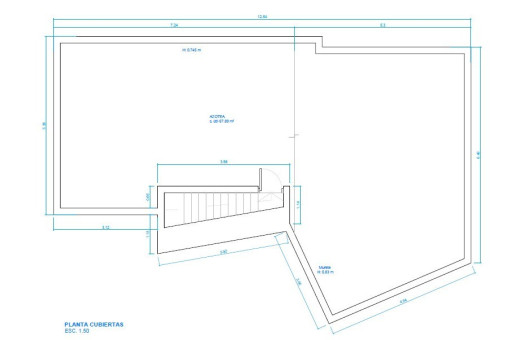 Grundriss Dachterrasse
