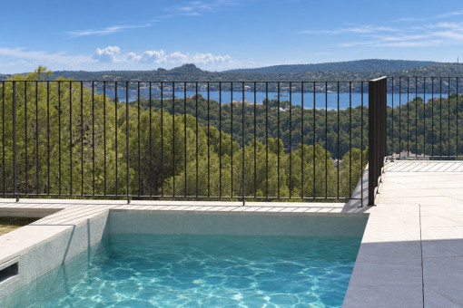 Ausblick vom Poolbereich
