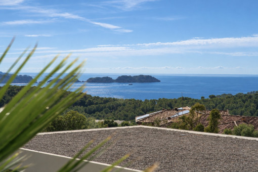 Meerblick von der Terrasse
