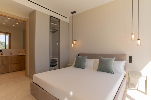 Schlafzimmer mit Badezimmer en suite 