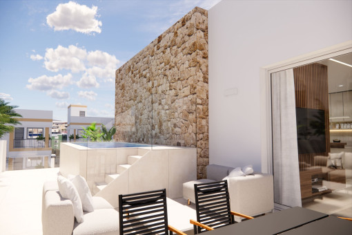 Private Dachterrasse