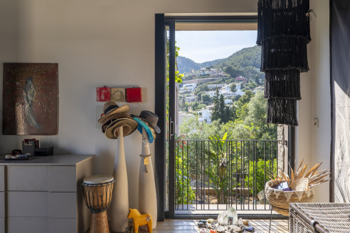 Ausblick aus einem der 4 Schlafzimmer