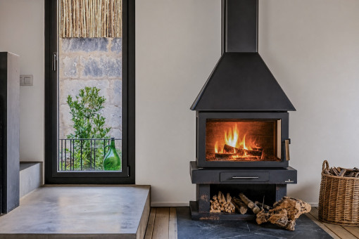 Kamin im Wohnbereich