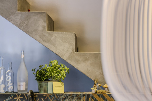 Treppe ins Obergeschoss