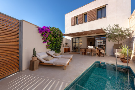 Pool mit Gegenstromanlage