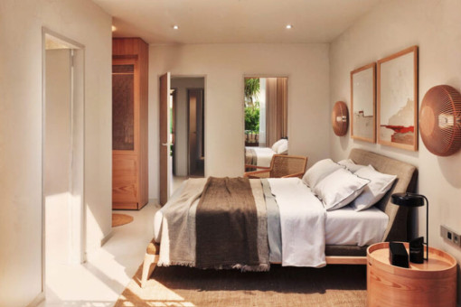 Hauptschlafzimmer mit Ankleide und Bad en Suite