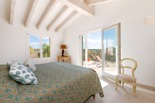 Schlafzimmer mit Terrasse 