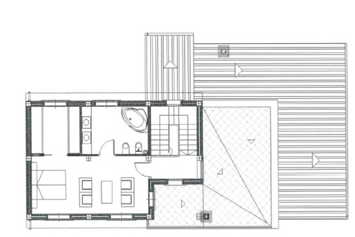 Grundriss vom Obergeschoss