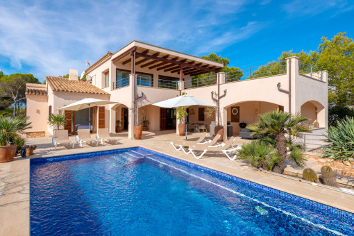 Villa mit Meerblick in Cala Santanyi
