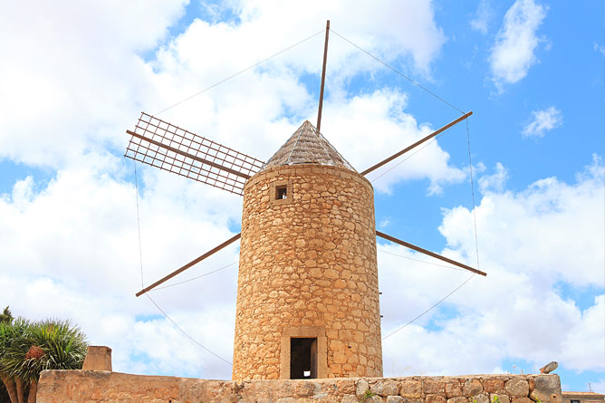 Moulin historique à Llucmajor