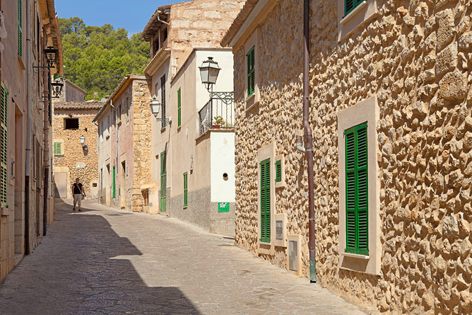 Straße in Mancor de la Vall