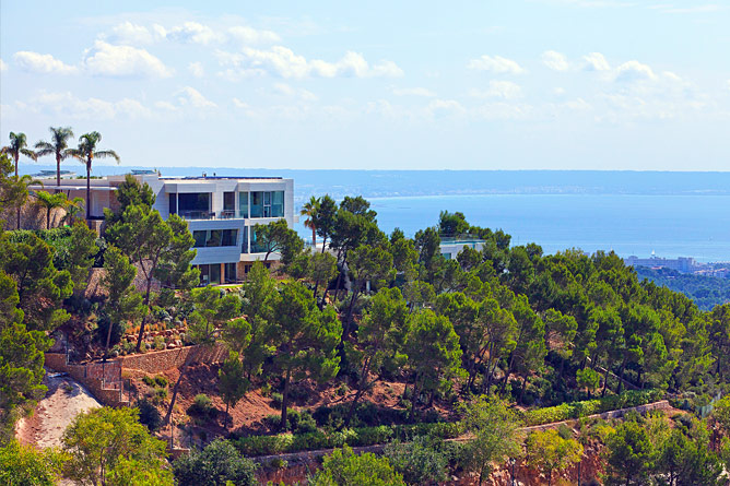 Villa con vistas al mar en Son Vida